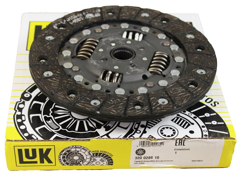 Clutch disc Luk 320 0286 10
