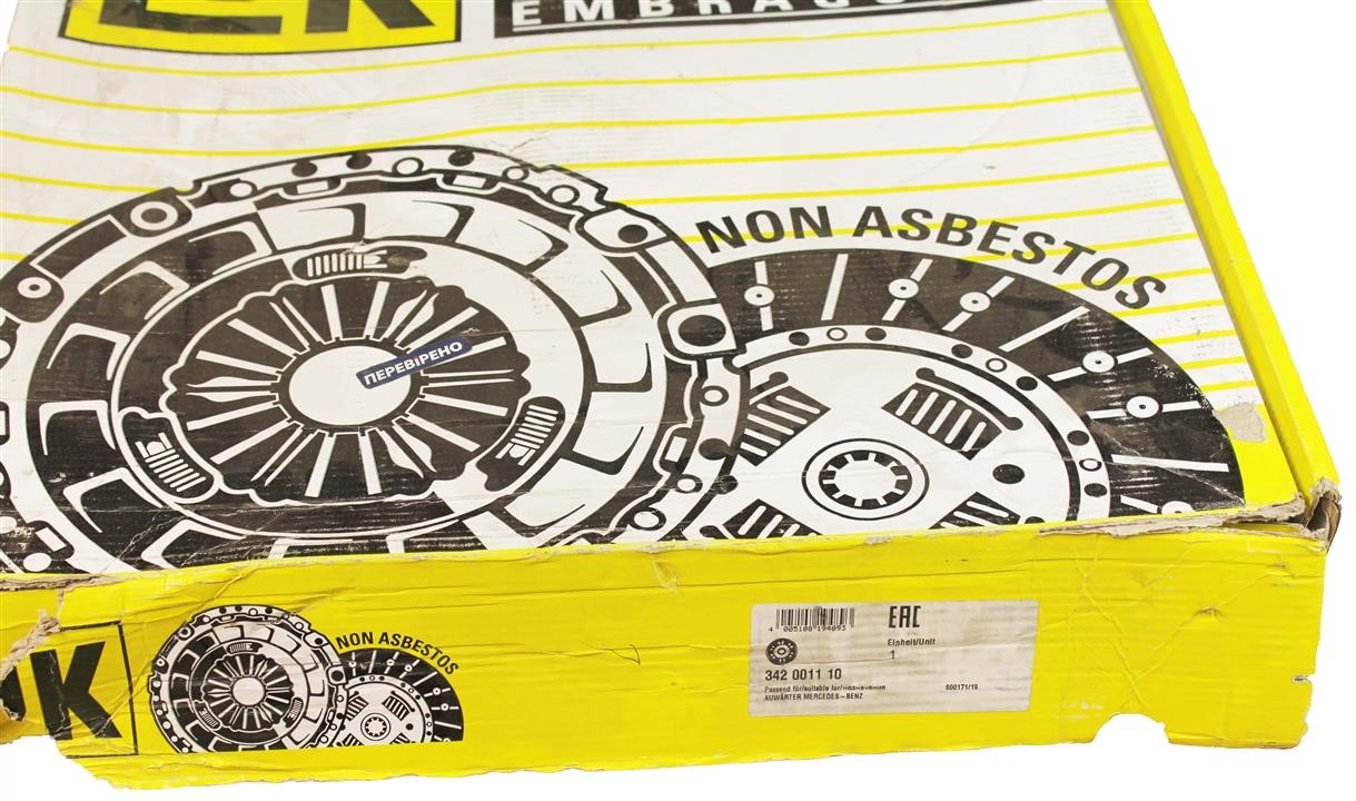 Clutch disc Luk 342 0011 10