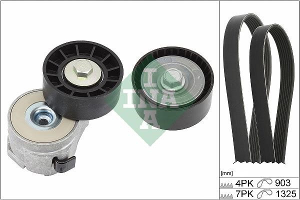 INA 529 0386 10 Drive belt kit 529038610