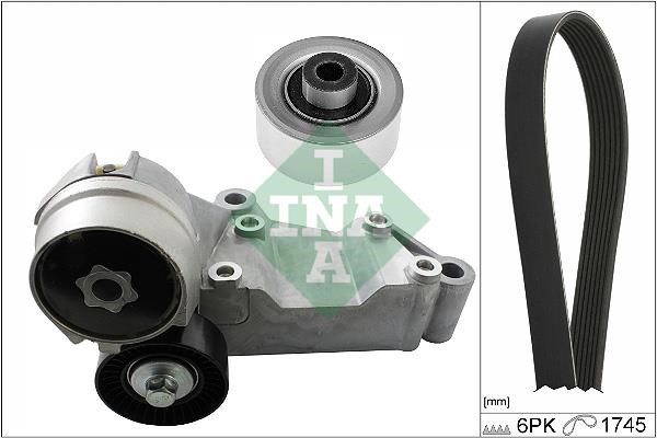 Drive belt kit Ford Transit Connect: 529048910 INA Drive belt kit