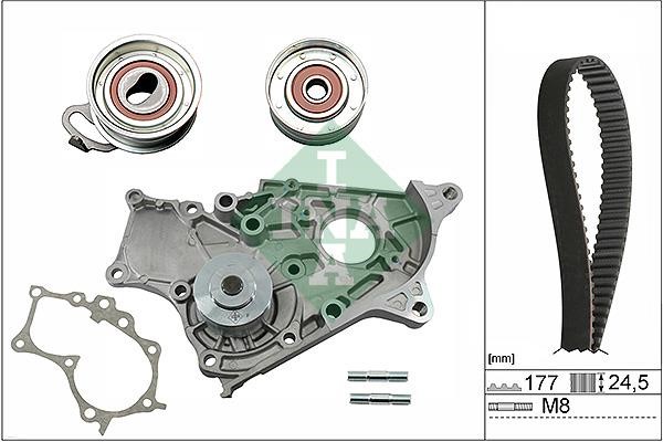 INA 530 0269 30 TIMING BELT KIT WITH WATER PUMP 530026930