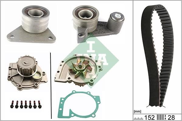 INA 530 0349 30 TIMING BELT KIT WITH WATER PUMP 530034930