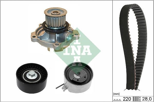 INA 530 0456 30 TIMING BELT KIT WITH WATER PUMP 530045630