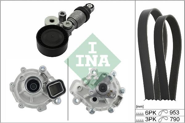 INA 529 0371 30 DRIVE BELT KIT, WITH WATER PUMP 529037130