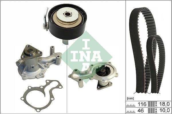 INA 530 0701 30 TIMING BELT KIT WITH WATER PUMP 530070130