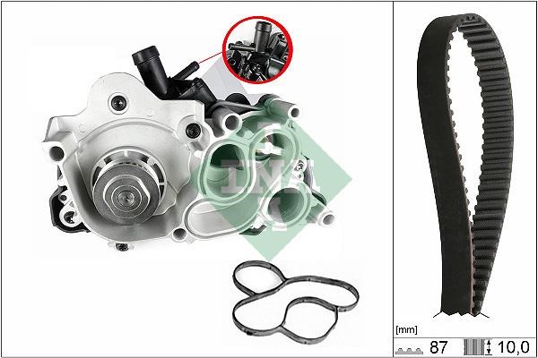 INA 530 0742 30 TIMING BELT KIT WITH WATER PUMP 530074230