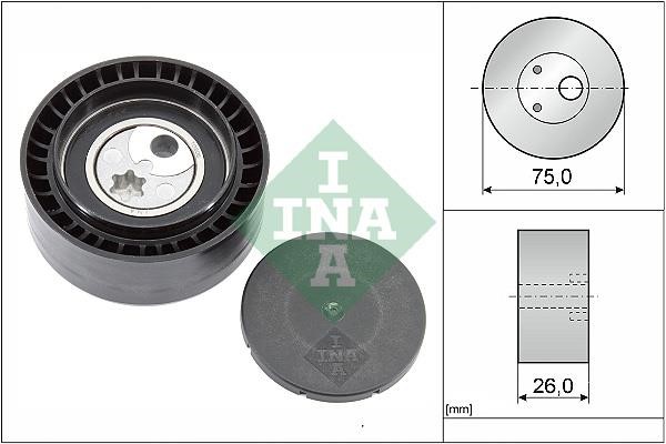 INA 531 0930 10 V-ribbed belt tensioner (drive) roller 531093010