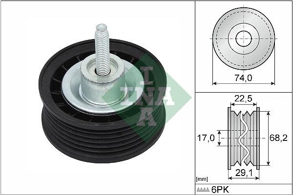 INA 532 0546 10 Idler Pulley 532054610