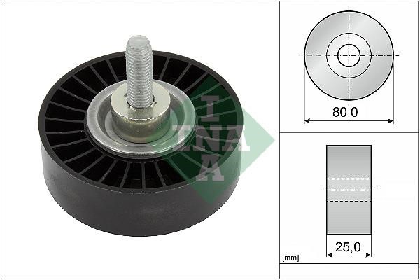 INA 532 0887 10 Idler Pulley 532088710