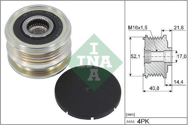 535034510 INA Freewheel clutch, alternator