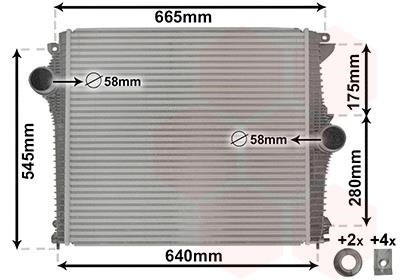 Van Wezel 01014701 Intercooler, charger 01014701