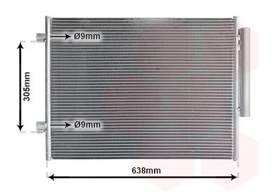 Aircon condenser Alfa Romeo: 01015701 Van Wezel AC Condenser