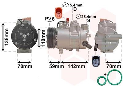 Van Wezel 0300K402 Compressor, air conditioning 0300K402 0300K402 Van Wezel Compressor, air conditioning