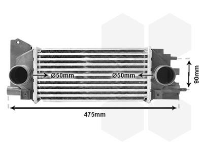 Intercooler charger Land Rover: 02004231 Van Wezel Intercooler, charger