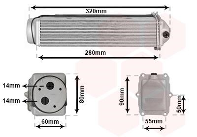 Van Wezel 03014703 Intercooler, charger 03014703