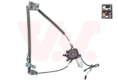 Window winder mechanism Audi 200: 0312261 Van Wezel Power window left