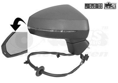 0337808 Van Wezel Rearview mirror external right