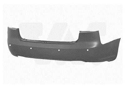 Rear bumper Audi: 0326544 Van Wezel Bumper rear