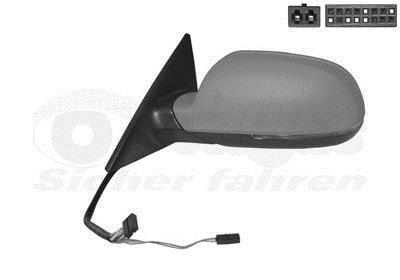 0383807 Van Wezel Rearview mirror external left