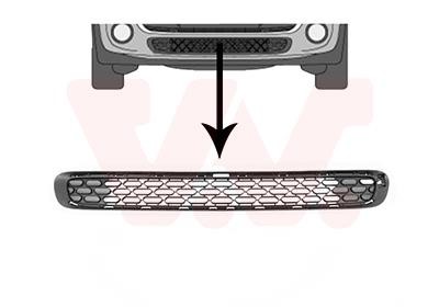 0518590 Van Wezel Front bumper grill