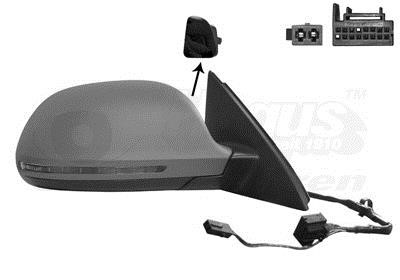 Door mirror Audi Q3: 0370818 Van Wezel Rearview mirror external right