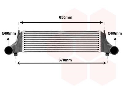 Van Wezel 06004576 Intercooler, charger 06004576