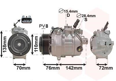 Van Wezel 0600K419 Compressor, air conditioning 0600K419 0600K419 Van Wezel Compressor, air conditioning