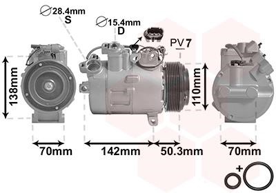 Van Wezel 0600K428 Compressor, air conditioning 0600K428 0600K428 Van Wezel Compressor, air conditioning