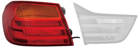 Back lights BMW 4 series Gran Coupe: 0624921U Van Wezel Tail lamp upper left