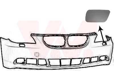 0655487 Van Wezel Trim front bumper left