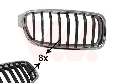 Bumper mesh BMW 3 series: 0670516 Van Wezel Radiator grille right