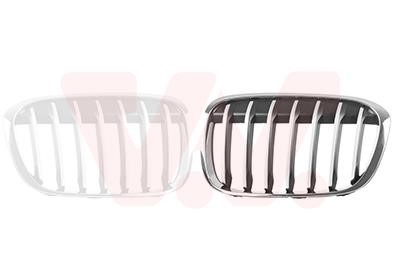 Bumper mesh BMW X1: 0684513 Van Wezel Radiator grill left