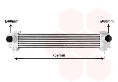 Intercooler DS: 09014708 Van Wezel Intercooler, charger