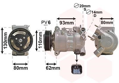 Van Wezel 0901K707 Compressor, air conditioning 0901K707 0901K707 Van Wezel Compressor, air conditioning