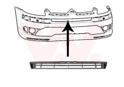 Bumper mesh Citroen C4: 0970510 Van Wezel Grille radiator