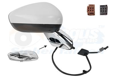 Door mirror DS DS 3: 1075808 Van Wezel Rearview mirror external right