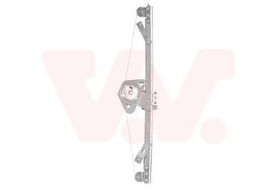 Window lifter Fiat 500: 1609261 Van Wezel Power window left