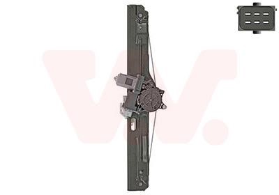 Window lifter Fiat 500: 1609265 Van Wezel Power window left