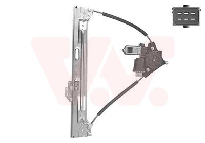 Window regulator Fiat 500: 1609267 Van Wezel Power window left