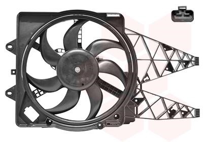Van Wezel 1629747 Hub, engine cooling fan wheel 1629747