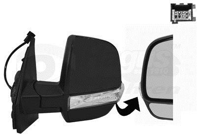 1638813 Van Wezel Rearview mirror external left