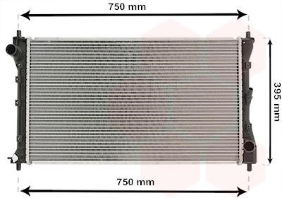 Oil cooler heat exchanger Suzuki: 17012711 Van Wezel Engine cooling radiator