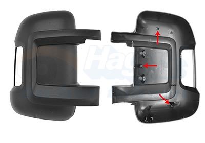 Van Wezel 1651842 Cover side right mirror 1651842 1651842 Van Wezel Cover side right mirror