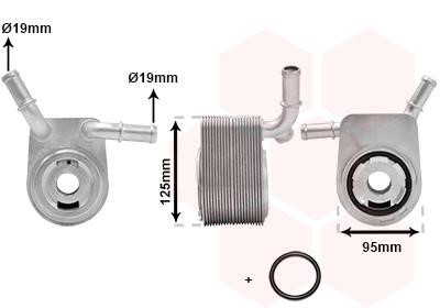 Van Wezel 18013721 Oil cooler 18013721