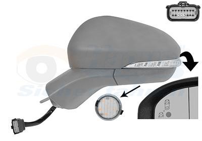 Outside mirror Ford Mondeo: 1883815 Van Wezel Rearview mirror external left