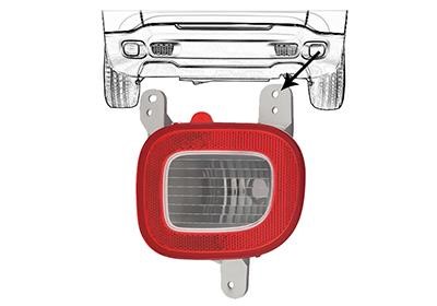 Back lights Fiat Panda: 2128930 Van Wezel Reversing light right