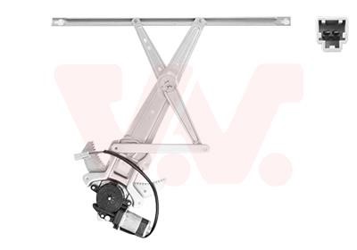Window winder mechanism Honda CRV: 2565261 Van Wezel Power window left