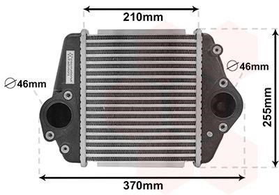 Turbocharger intercooler Mazda 6: 27004275 Van Wezel Intercooler, charger