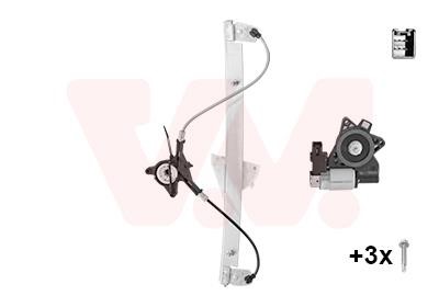 Window winder mechanism Mazda 3: 2734265 Van Wezel Power window left