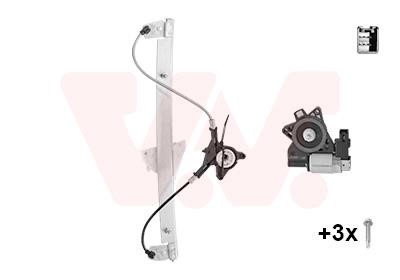Window winder mechanism Mazda: 2734266 Van Wezel Power window right